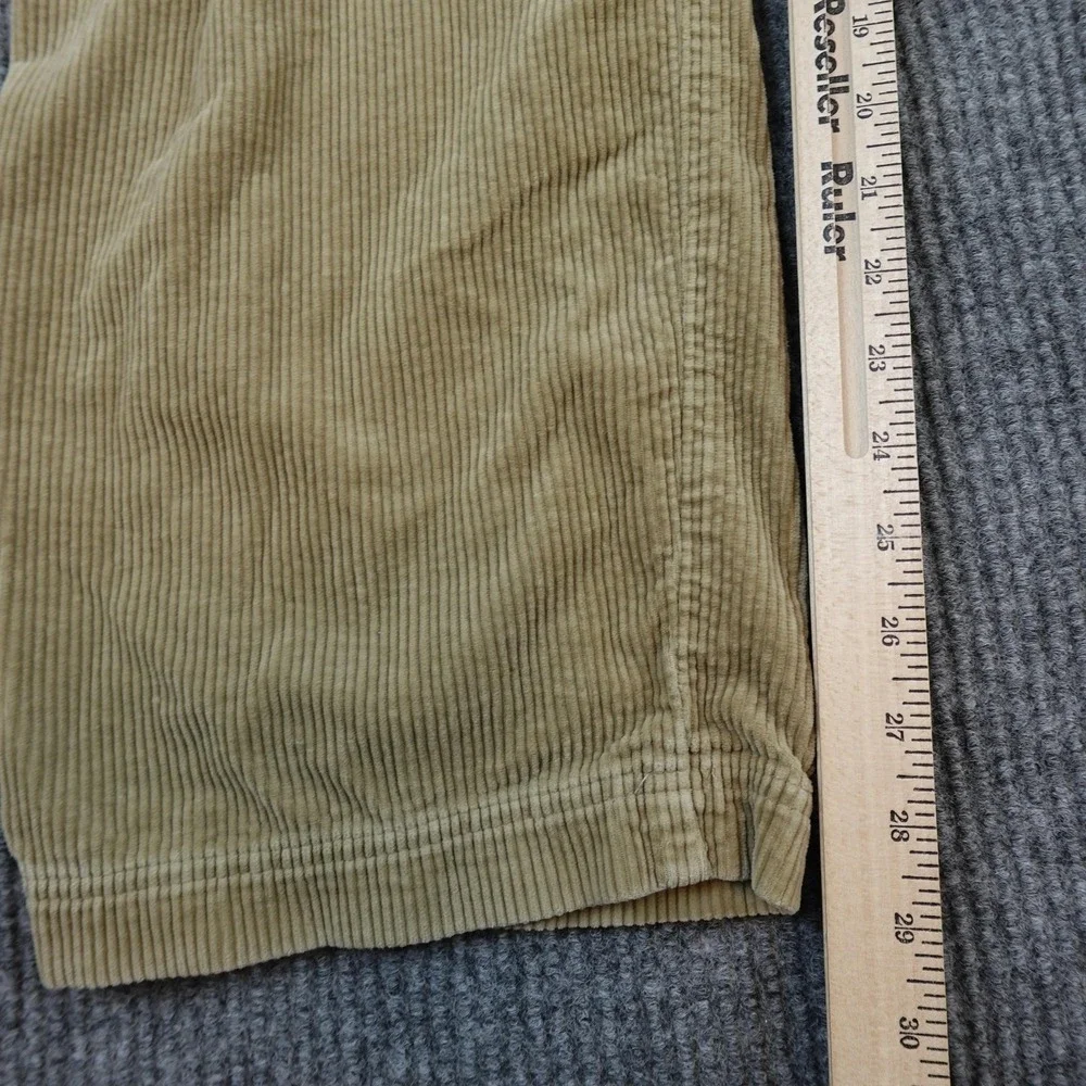 Polo Jeans Co Ralph Lauren Overalls Mens Medium Beige Corduroy Bib Workwear - Picture 8 of 10